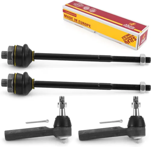 Vista 29 de Metrix Premium Chassis Parts - Kit de 4 piezas de extremos de barra de acoplamiento frontal exterior e interior compatible con Nissan Pathfinder