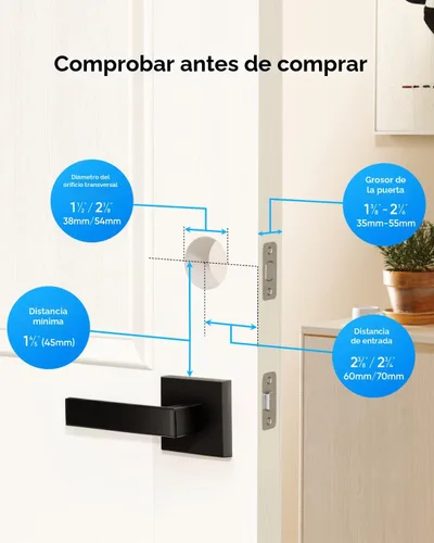 Vista 7 de eufy Security Smart Lock E30, cerradura de puerta sin llave con huella dactilar compatible con el ecosistema Apple Home, cerrojo inteligente