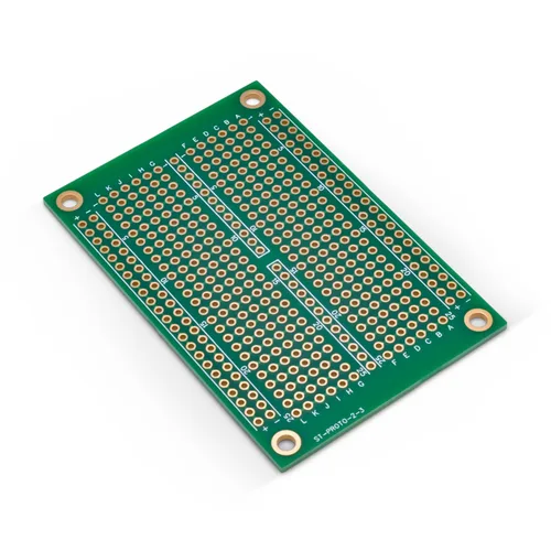 Vista 2 de Placa Prototipo ENIG Doble Cara, Tablero de Pan Soldable, Tablero de Circuito Electrónico para Prototipo DIY, FR4, Placa Prototipo de Soldadura
