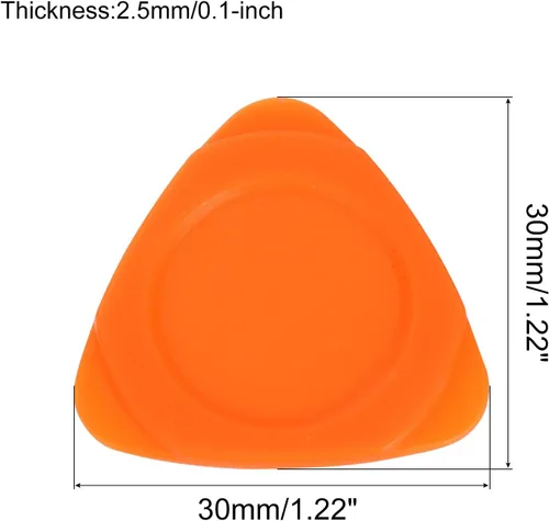 Vista 2 de MECCANIXITY 30 Uds. Ultra Thin Phone Pry Herramientas de Apertura Triángulo Picks Plástico para Teléfono Móvil PC Tablet Portátil Pantalla LCD