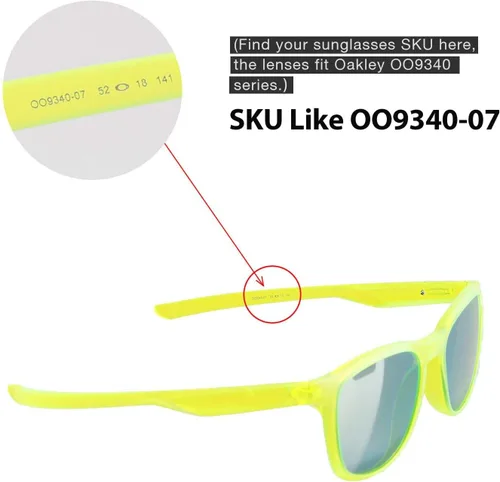 Vista 3 de Walleva - Lentes de repuesto para gafas de sol Oakley Trillbe X, múltiples opciones disponibles