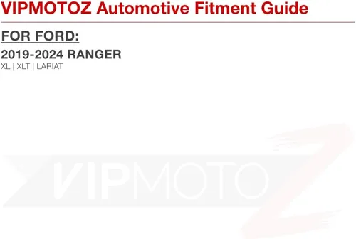 Vista 6 de VIPMOTOZ Tira de luz LED ámbar completa de repuesto para Ford Ranger 2019-2023, carcasa negra con lente transparente, lado del conductor