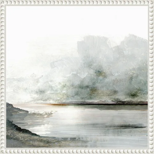 Vista 13 de Amanti Art Lienzo enmarcado para pared, 16 x 16 Ebb por Dan Hobday, lienzo enmarcado para pared, obras de arte de paisajes, decoración tradicional