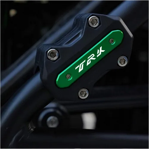 Vista 3 de Para Benelli TRK 502X Adventure TRK502 2019 2020 Barras de choque de motocicleta Bloque Protector de motor con logotipo TRK502X Anticaída Frame