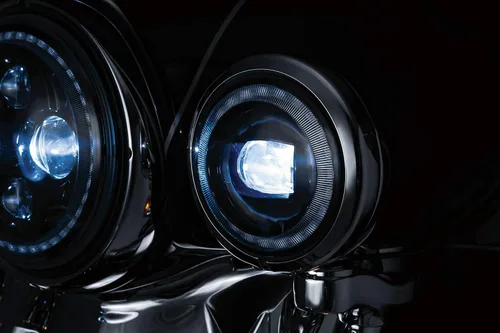 Vista 3 de Kuryakyn 2466 Orbit Vision - Lámparas LED de paso con halo blanco (4-1/2 pulgadas)