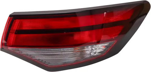 Vista 173 de Ensamble de luz trasera exterior TRQ para lado del conductor izquierdo trasero. Compatible con Toyota Corolla XLE 2020, 2021, 2022 y Toyota Corolla