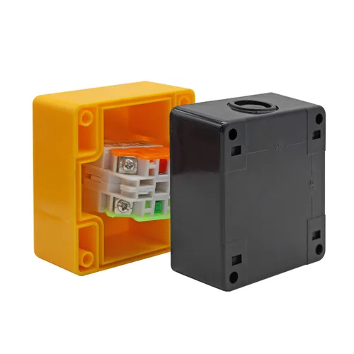 Vista 9 de Estación de botón, 660 V 10 A, 2 posiciones, 1NO 1NC, interruptor de botón de parada de emergencia momentánea, 1.575 in, tapa de hongo rojo, 2