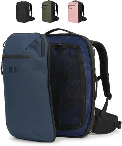 Vista 13 de COR Surf - Mochila de viaje aprobada para vuelo, de cabina, para laptop Mochila de equipaje de fin de semana para negocios, unisex, 28 l