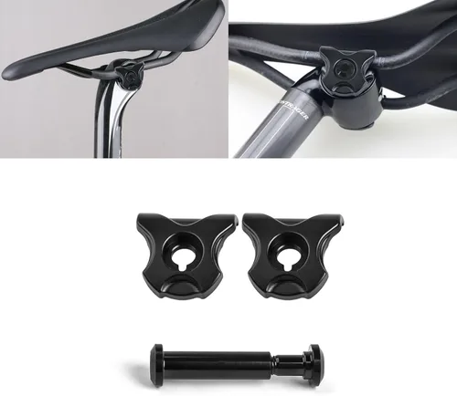 Vista 10 de Xotic Tech - Abrazadera para tija de sillín para bicicleta, 7 x 9, 7 x 10, perno Ti, riel de carbono, compatible con Trek Domane Emonda SLR 9 SLR 7