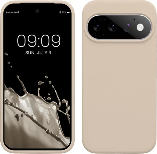 Vista 373 de kwmobile Funda Compatible con Google Pixel 6 - Funda de teléfono de silicona de TPU con acabado suave - Océano Profundo