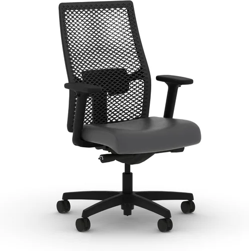 Vista 17 de HON Ignition 2.0 ReActiv - Silla de oficina ergonómica, silla de escritorio de malla con soporte lumbar, inclinación de sincronización avanzada