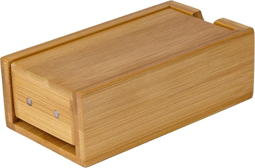 Vista 6 de Cusdie Torre de dados de bambú plegable de madera para juego de mesa, D&D, RPG (sin logotipo)