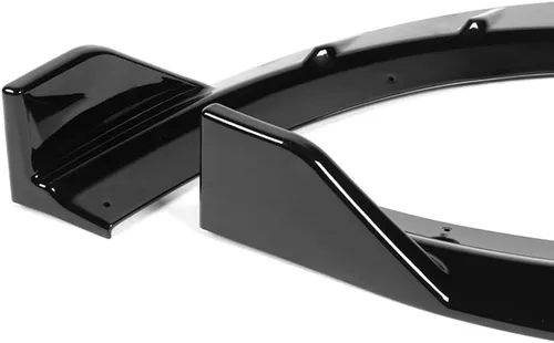 Vista 3 de 4 piezas de parachoques delantero compatible con Dodge Charger SRT 2015-2021, alerón de labio de parachoques delantero, kit divisor de cuerpo