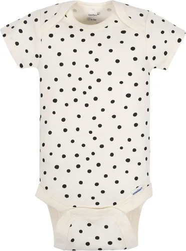 Vista 3 de Grow by Gerber Paquete de 5 mamelucos de manga corta para bebés niños