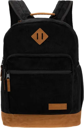 Vista 19 de Wrangler Yellowstone Mochila resistente al agua para viajes, mochila casual para portátil o cuaderno, negro cuerda, Mediana, Mochilas Daypack