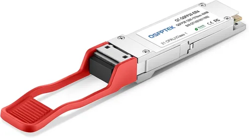 Vista 9 de QSFPTEK Módulo óptico del transmisor-receptor de 100GBASE-SR4 QSFP28 850nm el 328.1 ft compatible para QSFP-100G-SR4-S