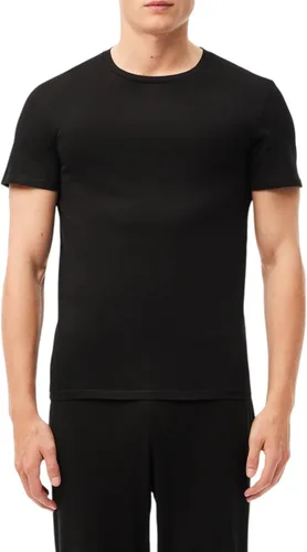 Vista 2 de Lacoste Paquete de 3 camisetas Essentials de cuello redondo de ajuste regular 100% algodón para hombre