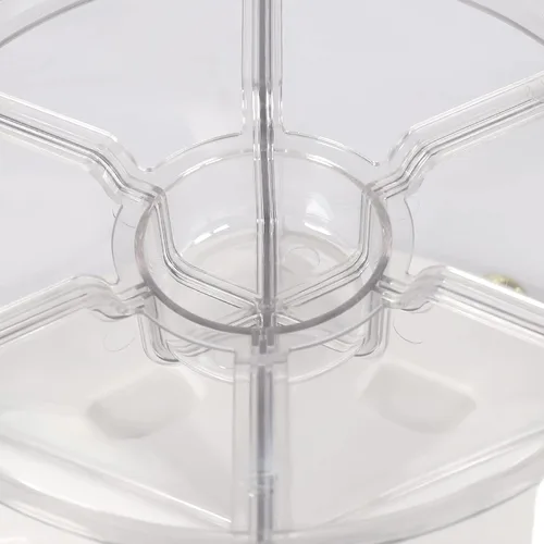 Vista 9 de Dispensador de almacenamiento de granos, dispensador de alimentos secos giratorio de 360°, dispensador de almacenamiento de cereales, contenedor