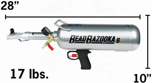 Vista 3 de Gaither Bazooka Asentadora de Talón Manual - Herramientas Automotrices Profesionales, Herramienta Asentadora de Talón con Liberación Rápida de Aire