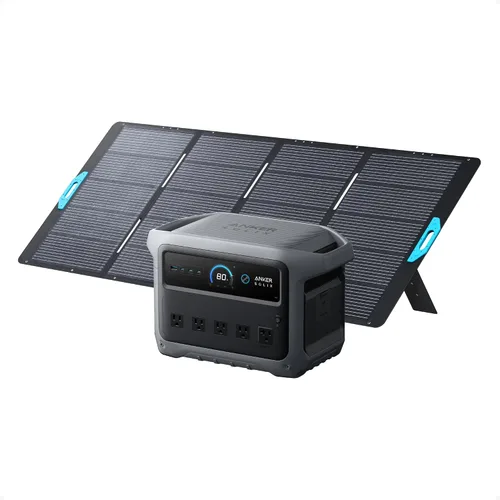Vista 14 de Anker SOLIX C1000 Gen 2 Estación de energía portátil, generador solar de 2,000 W (pico 3,000 W), carga completa en 49 minutos, batería LiFePO4