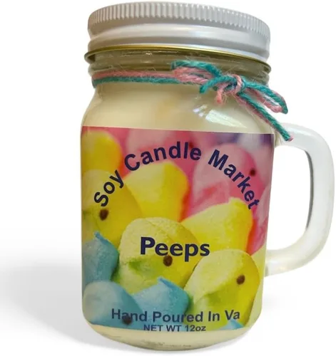 Vista 123 de Velas perfumadas de soja Velas hechas a mano y altamente aromáticas que queman hasta 85 horas en tarro de cristal, perfectas para decoración