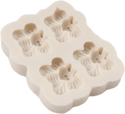 Vista 7 de Bumble Bee Moldes de silicona para fondant de chocolate de abeja para decoración de pasteles, decoración de cupcakes, pasta de goma de arcilla