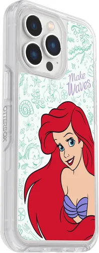 Vista 4 de OtterBox Funda para iPhone 13 Pro (solamente) Symmetry Series+ - Ariel Waves, Ultra-Sleek, se ajusta a MagSafe, bordes elevados para proteger