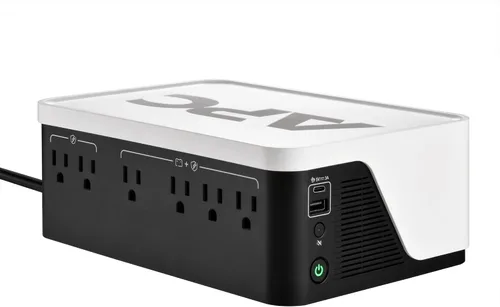 Vista 14 de APC Protector contra sobretensiones de respaldo de batería de UPS, fuente de alimentación de batería de respaldo de 425VA, BE425M, color negro