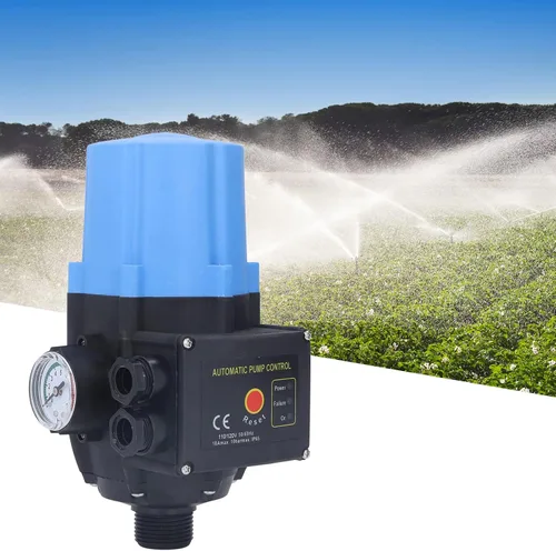 Vista 6 de Interruptor de control de presión, controlador automático inteligente de bomba con protección de funcionamiento seco para bombas de jardín ABS IP65