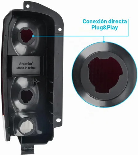 Vista 3 de Compatible con luces traseras Jeep 97-01 XJ, juego de lámparas traseras de lente roja/ahumada (izquierda + derecha) compatible con Cherokee XJ