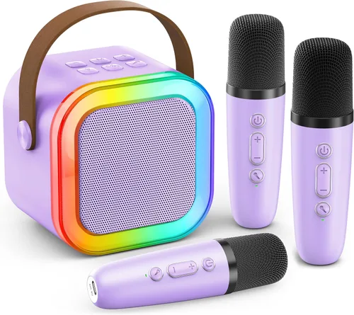 Vista 20 de Mini máquina de karaoke para niños y adultos, 2026, los mejores regalos de cumpleaños para niñas y niños de 3, 4, 5, 6, 7, 8 años, juguetes