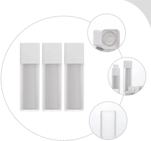 Vista 9 de OSALADI Botellas de viaje recargables sin aire, 3 unidades de plástico con bomba de loción al vacío, frascos cosméticos, mini cuidado de la piel