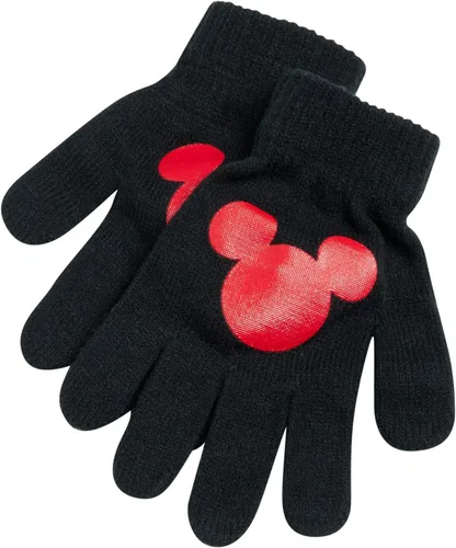Vista 3 de Disney Conjunto de gorro de invierno de Mickey Mouse y 2 pares de guantes o guantes (edad 2-7)