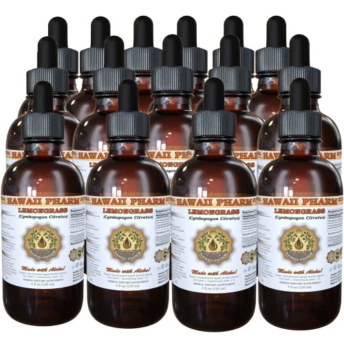 Vista 8 de HawaiiPharm Extracto líquido de citronela (Cymbopogon Citratus) 2x2 oz