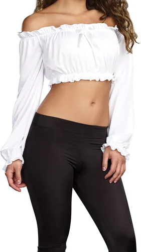 Vista 2 de Dreamgirl - Accesorio para disfraz de mujer, ombliguera fruncida