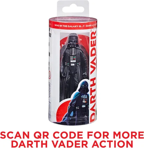 Vista 9 de STAR WARS Galaxy of Adventures Darth Vader Figura de acción de 3.75 pulgadas y mini cómic