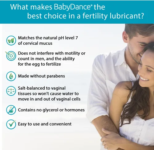 Vista 12 de BabyDance by Fairhaven Health Fertility Lubricant, 10 aplicaciones