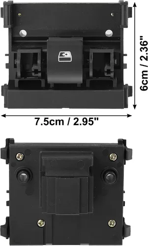 Vista 9 de X AUTOHAUX Interruptor de techo corredizo de consola superior de ventana trasera 9L3Z-15B691-AA para Ford F-150 2009-2017 para Ford F-250 F-350