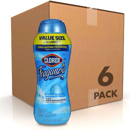 Vista 39 de Clorox Fraganzia Cristales Potenciadores de Aroma para Lavandería en Aroma de Madera de Cedro y Salvia - Perlas Perfumadas Frescas para el Lavado