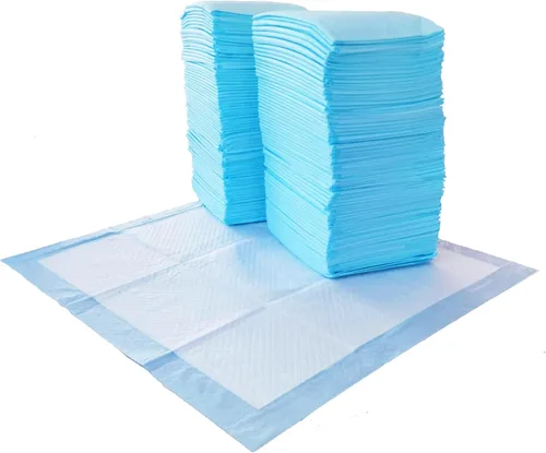 Vista 9 de Amazon Basics Almohadillas perfumadas para orinar para perros y cachorros, 5 capas a prueba de fugas, superabsorbentes, superficie de secado rápido