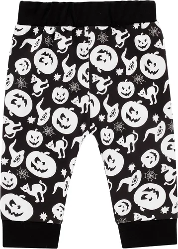 Vista 3 de Kewlent Conjunto de pantalones de pesadilla para bebé niño, ropa de calavera para niños pequeños