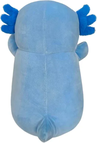 Vista 3 de Squishmallows Original HugMees - Axolote degradado azul de 14 pulgadas - Peluche oficial de Jazwares grande y ultrasuave