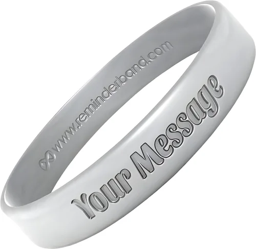 Vista 23 de Pulseras de silicona personalizadas de Reminderband, pulseras de silicona personalizadas, pulseras personalizables, pulseras personalizadas de goma