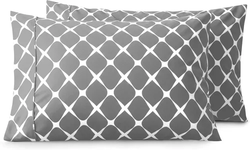 Vista 14 de Elegant Comfort Juego de fundas de almohada ultrasuaves de lujo de 2 piezas - Microfibra premium de calidad hotelera 1500, doble cepillado