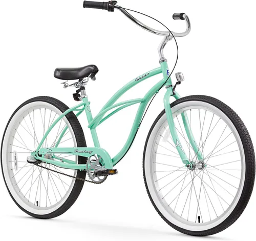 Vista 26 de Sixthreezero Urban Lady Beach Cruiser - Bicicleta híbrida de 3 velocidades para mujer