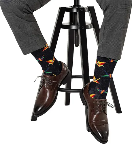 Vista 5 de Calcetines para hombre, calcetines divertidos de regalo para mujer, novedosos y divertidos calcetines de regalo para papá, calcetines para mamá