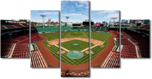Vista 88 de Arte para pared, lienzo para estadio deportivo, arte para pared, diseño de campo de Wrigley en Chicago, pinturas de Chicago, impresiones sobre
