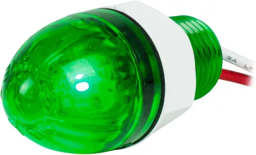 Vista 19 de GG Grand General 75390 Mini empuje/tornillo sandía ámbar/ámbar luz LED con tuerca 1 pulgada