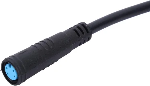 Vista 6 de Cable de alimentación de datos de scooter, 4.2 ft 4.17 pies 42 V caucho negro datos cable de alimentación Accesorios para Xiaomi Mijia M365 Scooter
