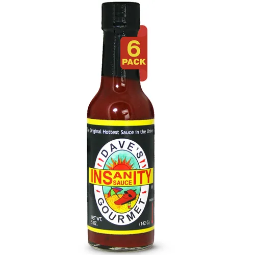 Vista 9 de Salsa de Dave's Gourmet, sabor Insanity, 5 onzas